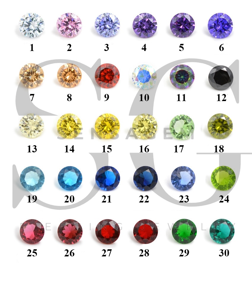 different color Zircon-Piercing jewelry Manufacturer