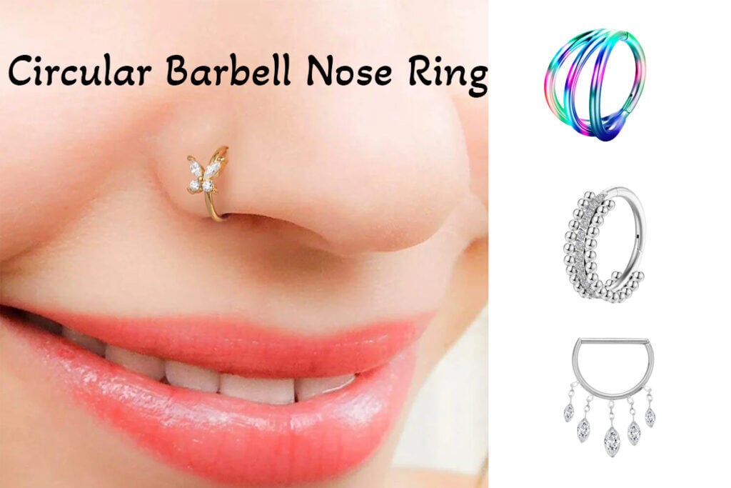 Circular Barbell Nose Ring